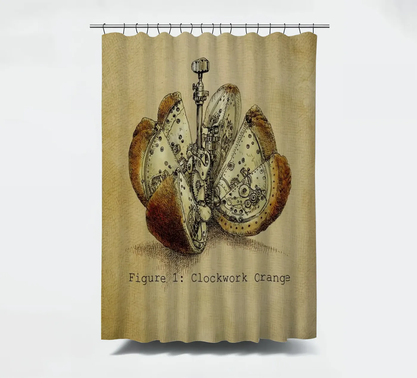 A Clockwork Orange Duschvorhang von Eric Fan
