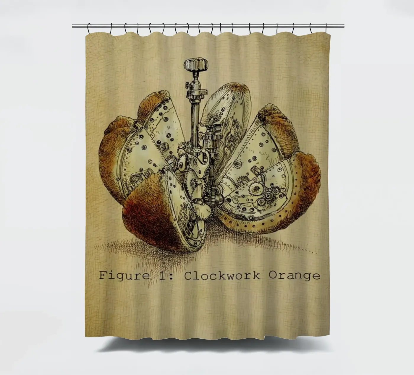 A Clockwork Orange Duschvorhang von Eric Fan