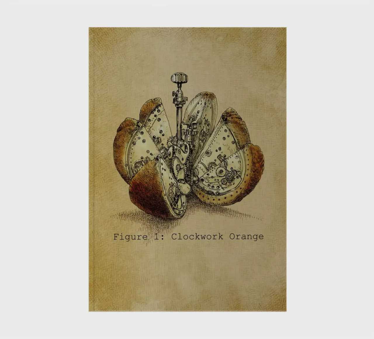 A Clockwork Orange notebook by Eric Fan