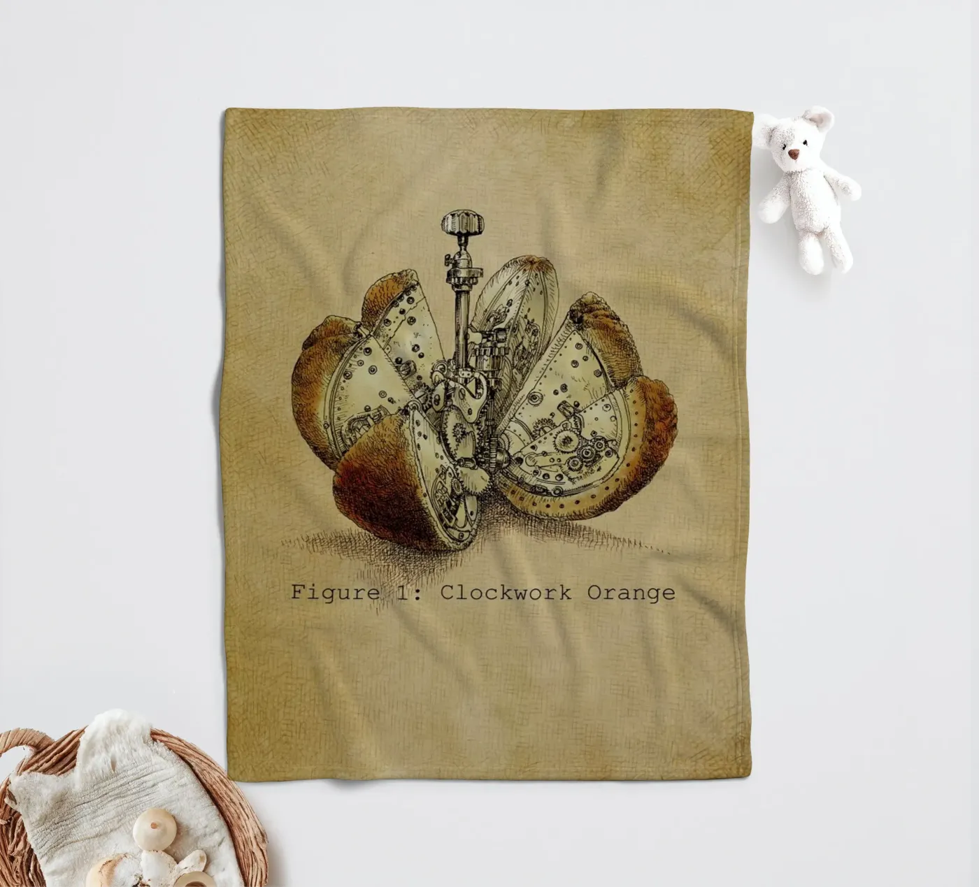 A Clockwork Orange Fleecedecke von Eric Fan
