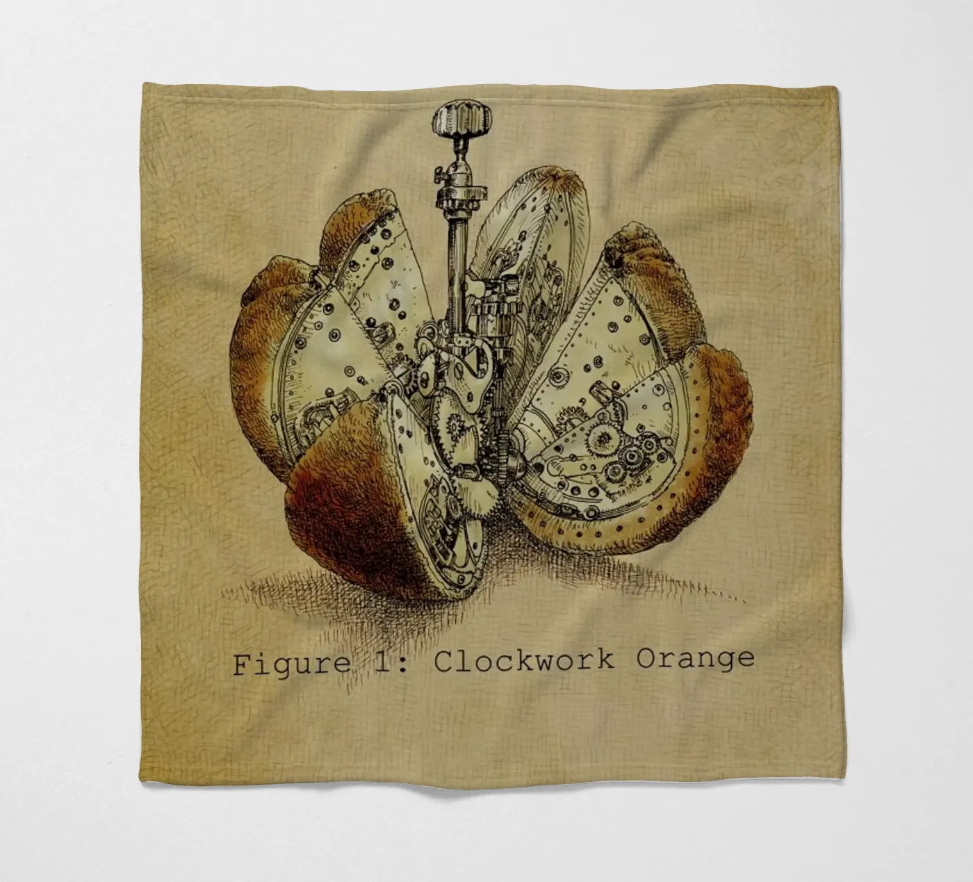 A Clockwork Orange Fleecedecke von Eric Fan