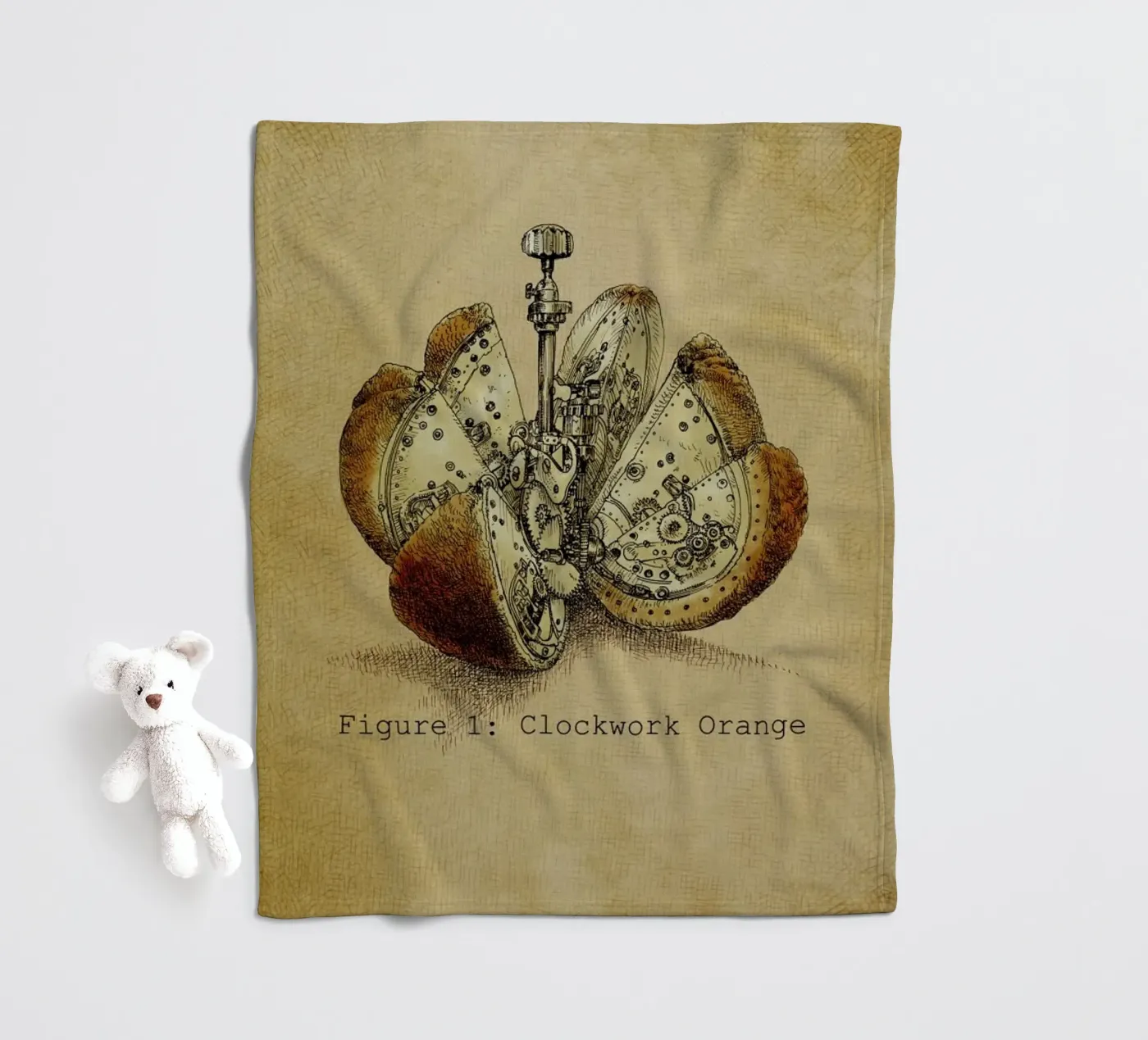 A Clockwork Orange Fleecedecke von Eric Fan