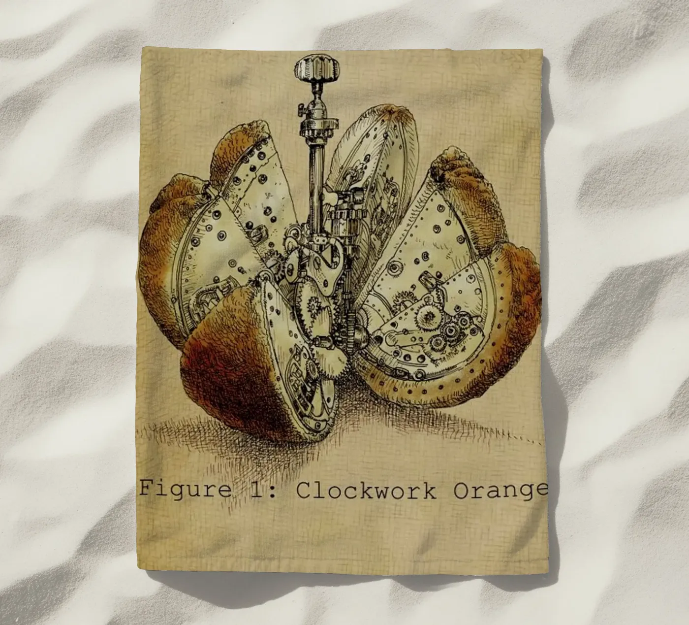 A Clockwork Orange strandhanddoek van Eric Fan