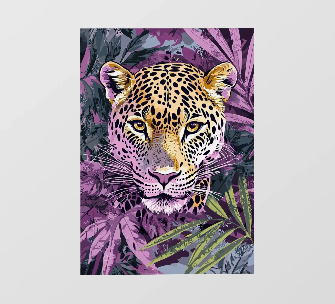 Leopard Boho Print, Abstract Wall Art, Tropical Nursery Art pvc cover by Boheme
