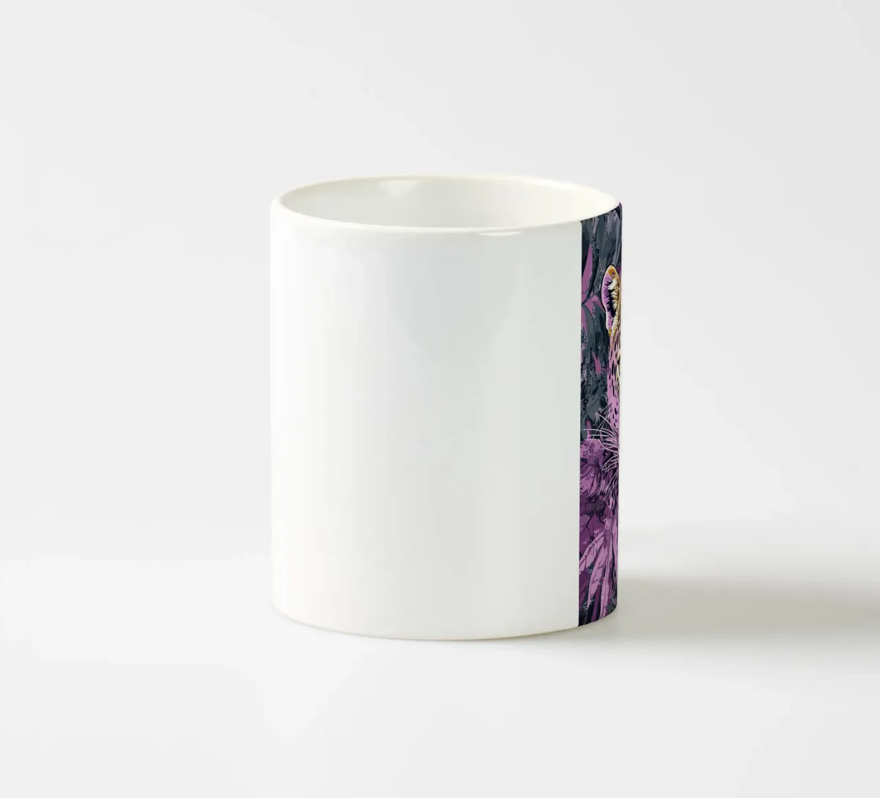 Leopard Boho Print, art mural abstrait, art tropical pour la chambre d'enfant mug en céramique de Boheme