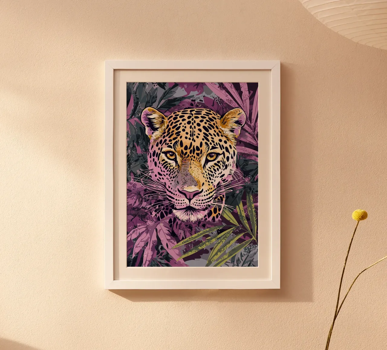 Leopard Boho Print, Abstract Wall Art, Tropical Nursery Art hahnemühle by Boheme