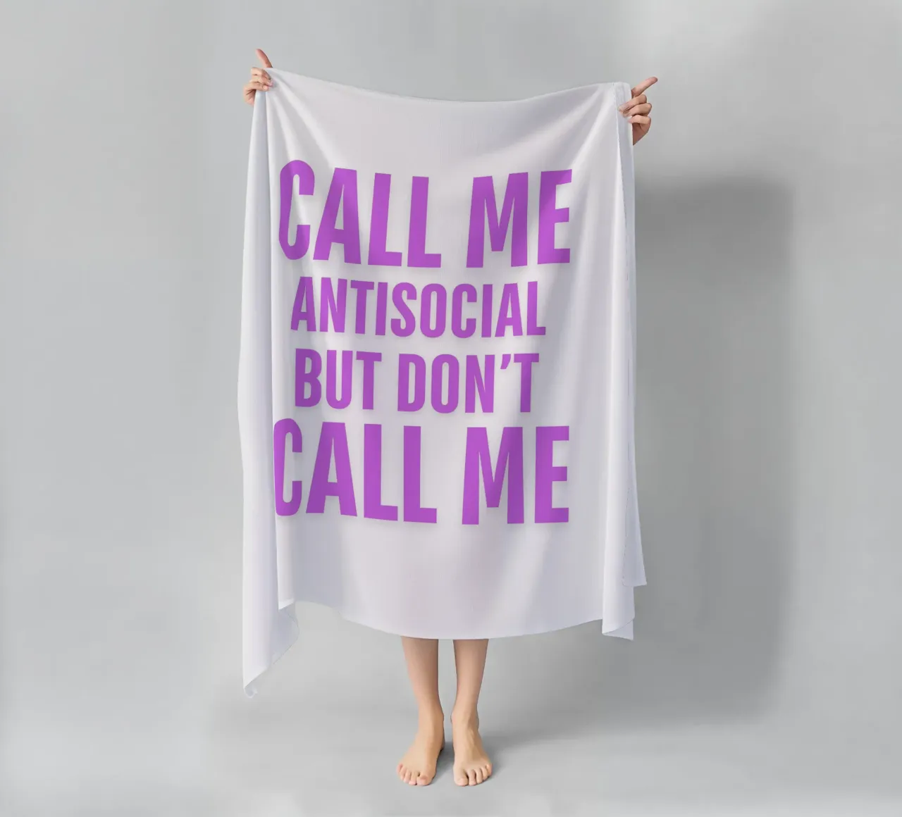 CHIAMATEMI PURE ANTISOCIALE MA NON CHIAMATEMI II telo mare da ArtDesign by KBK