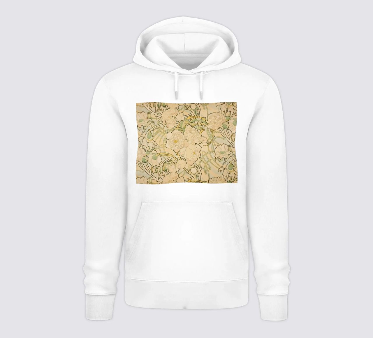 Alphonse Mucha - Flores sudadera con capucha de Timeless Artworks