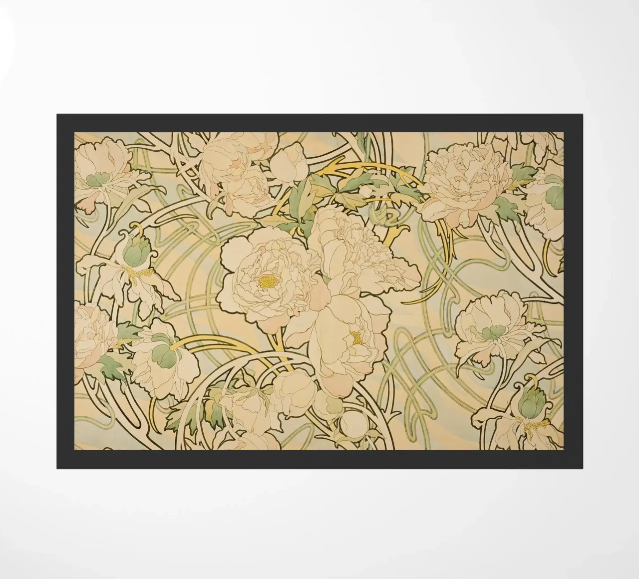 Alphonse Mucha - Fiori zerbino da Timeless Artworks