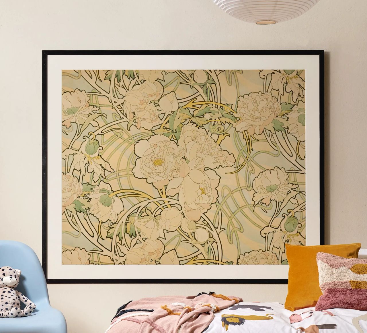 Alphonse Mucha - Flores hahnemühle de Timeless Artworks