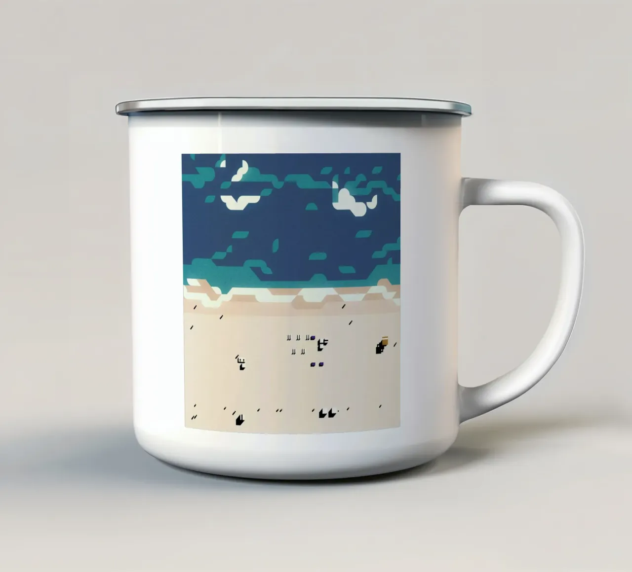 Miami HD tazza in smalto da Antony Squizzato