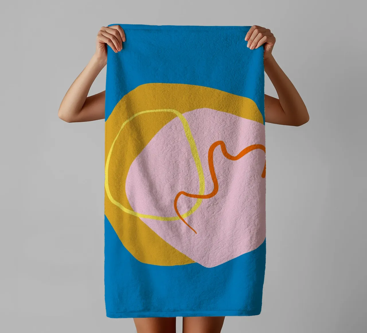 Summer Shapes 3 asciugamano da bagno da Studio Memb
