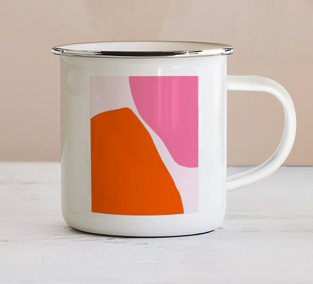 Summer Shapes 5 tazza in smalto da Studio Memb