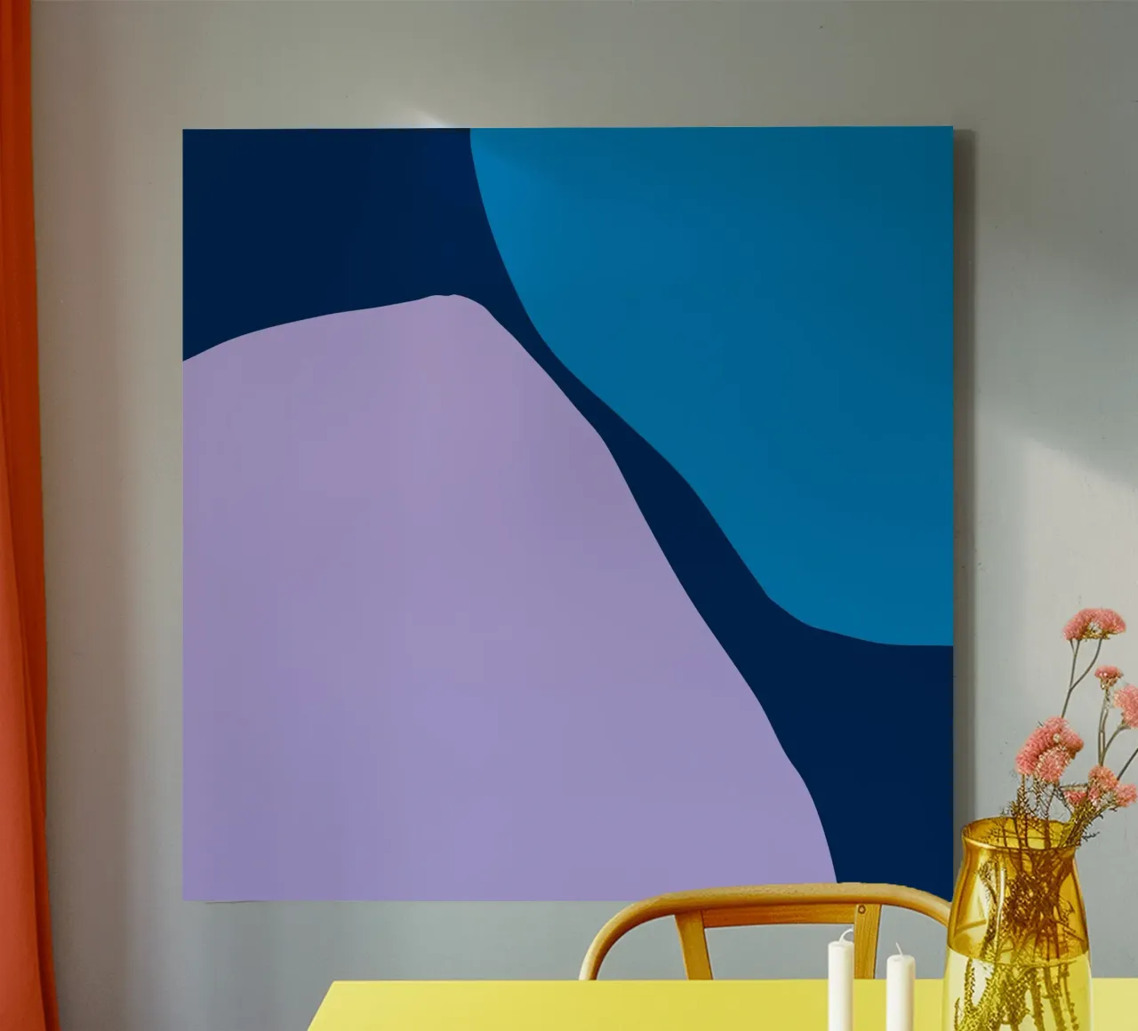 Summer Shapes 9 tela con Cornice a cassetta da Studio Memb