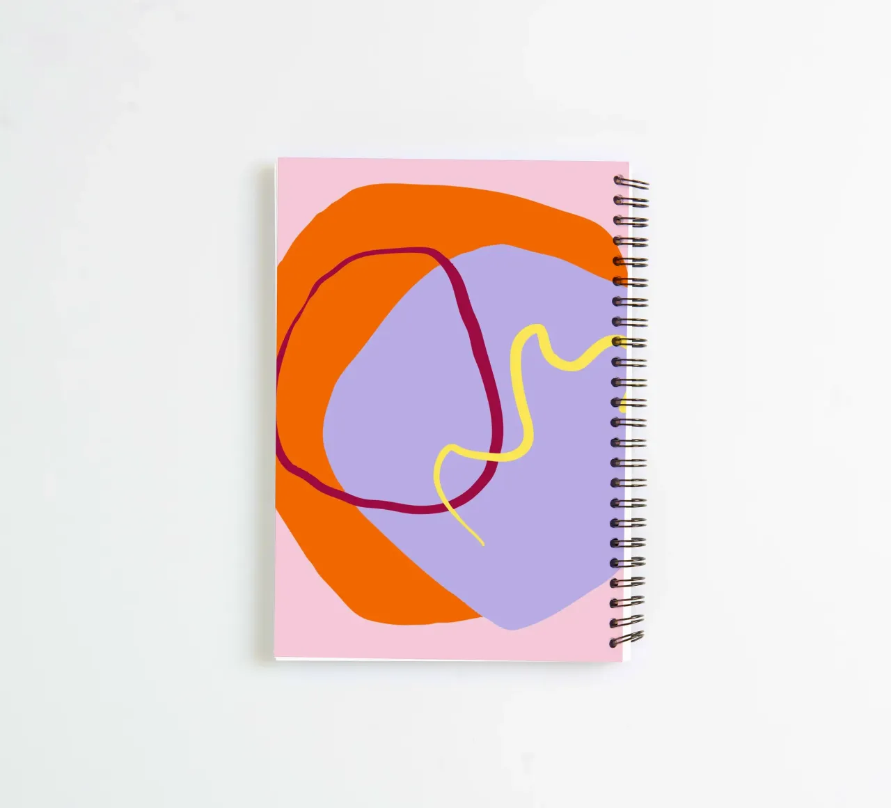 Summer Shapes 3 spiral notebook by Studio Memb