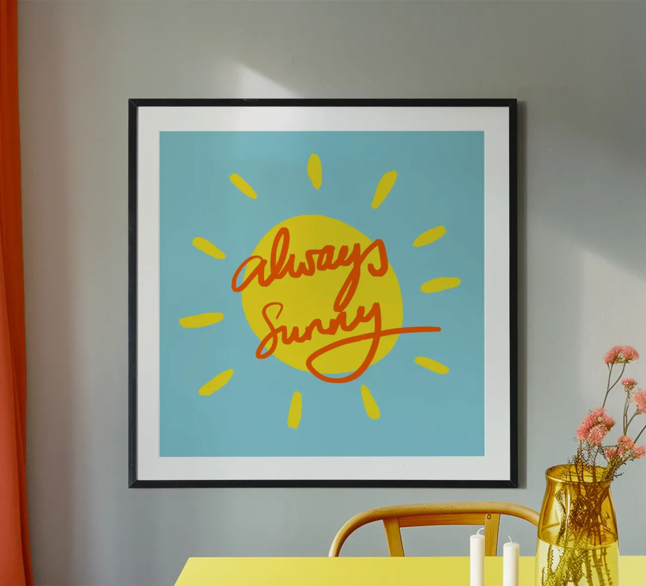 Always Sunny 1 carta hahnemühle da Studio Memb