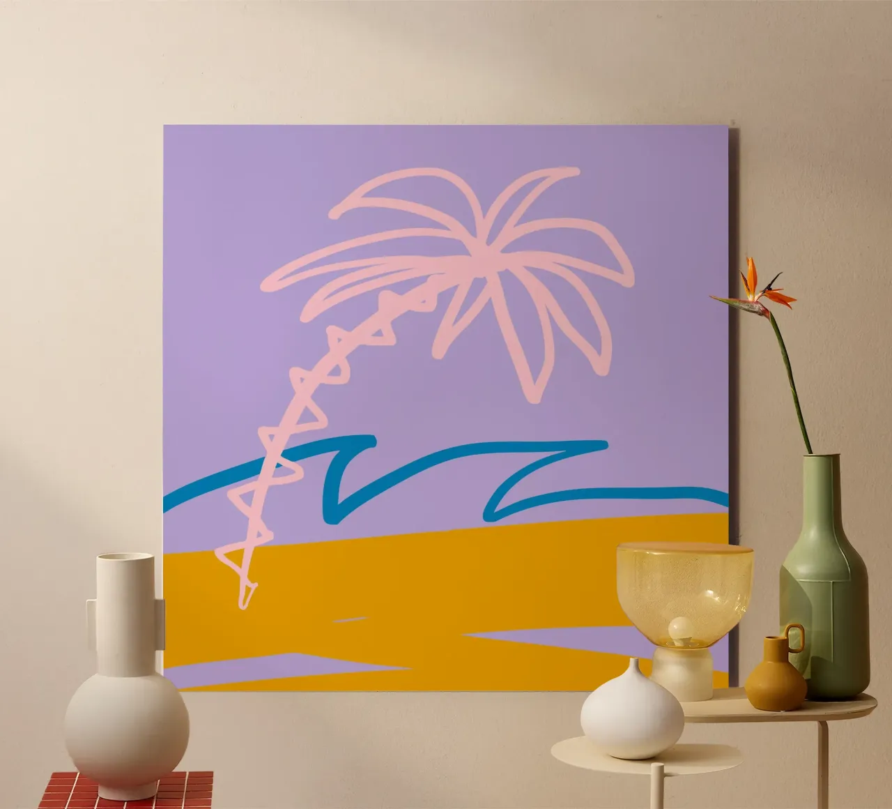 Beach Life 1 alluminio dibond da Studio Memb