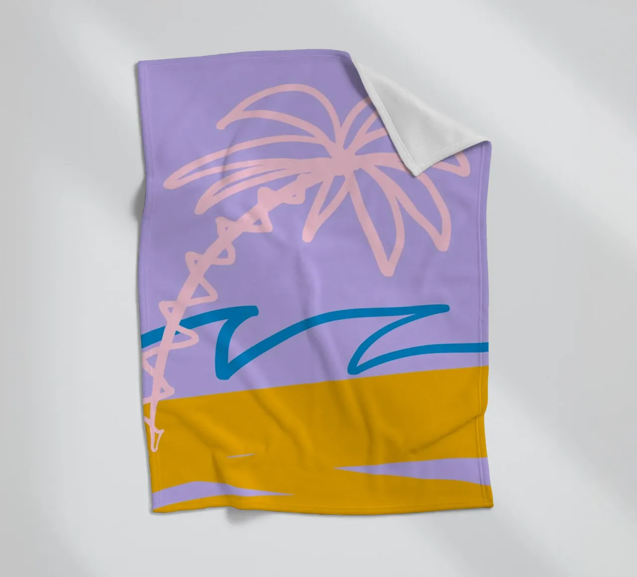 Beach Life 1 coperta in pile da Studio Memb