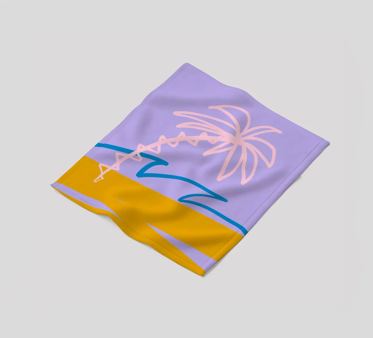 Beach Life 1 coperta in pile da Studio Memb