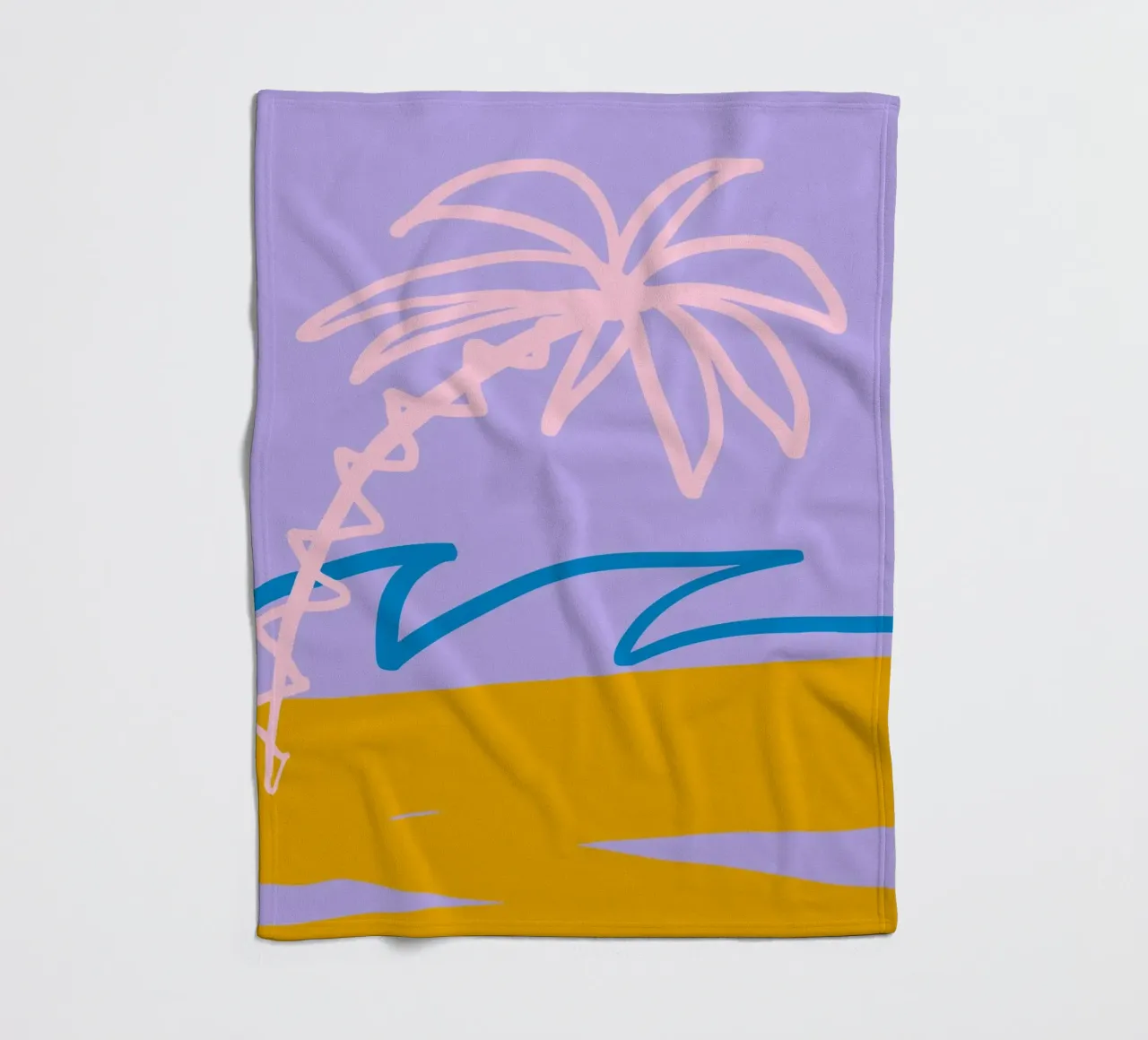 Beach Life 1 coperta in pile da Studio Memb