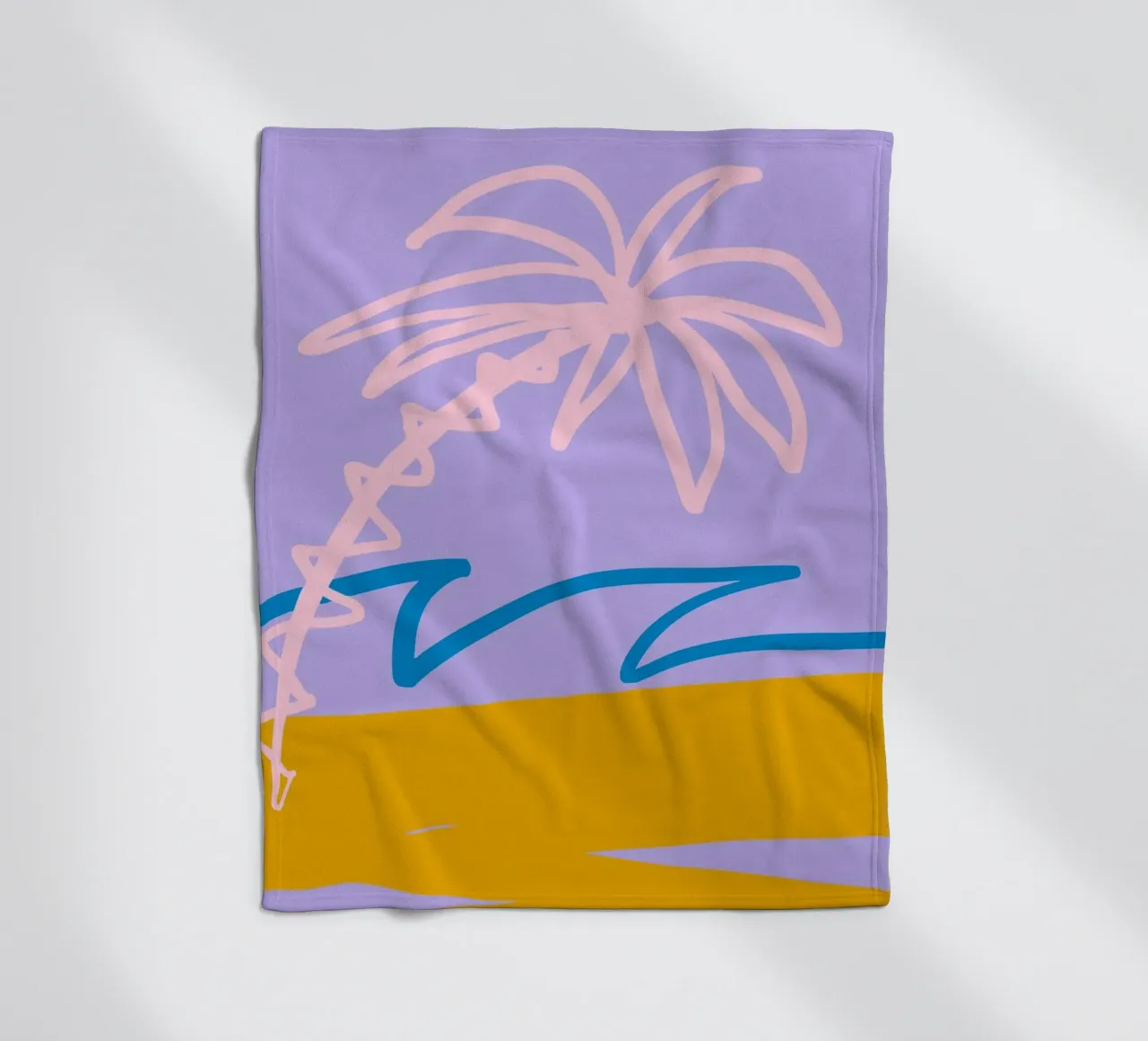 Beach Life 1 coperta in pile da Studio Memb