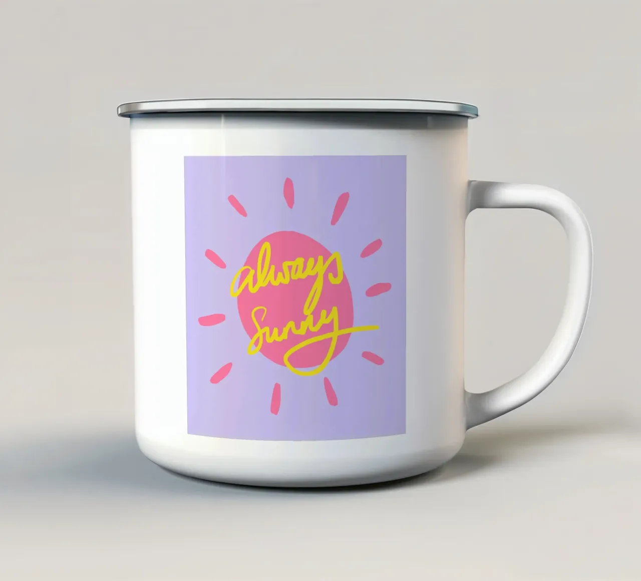 Always Sunny 2 tazza in smalto da Studio Memb