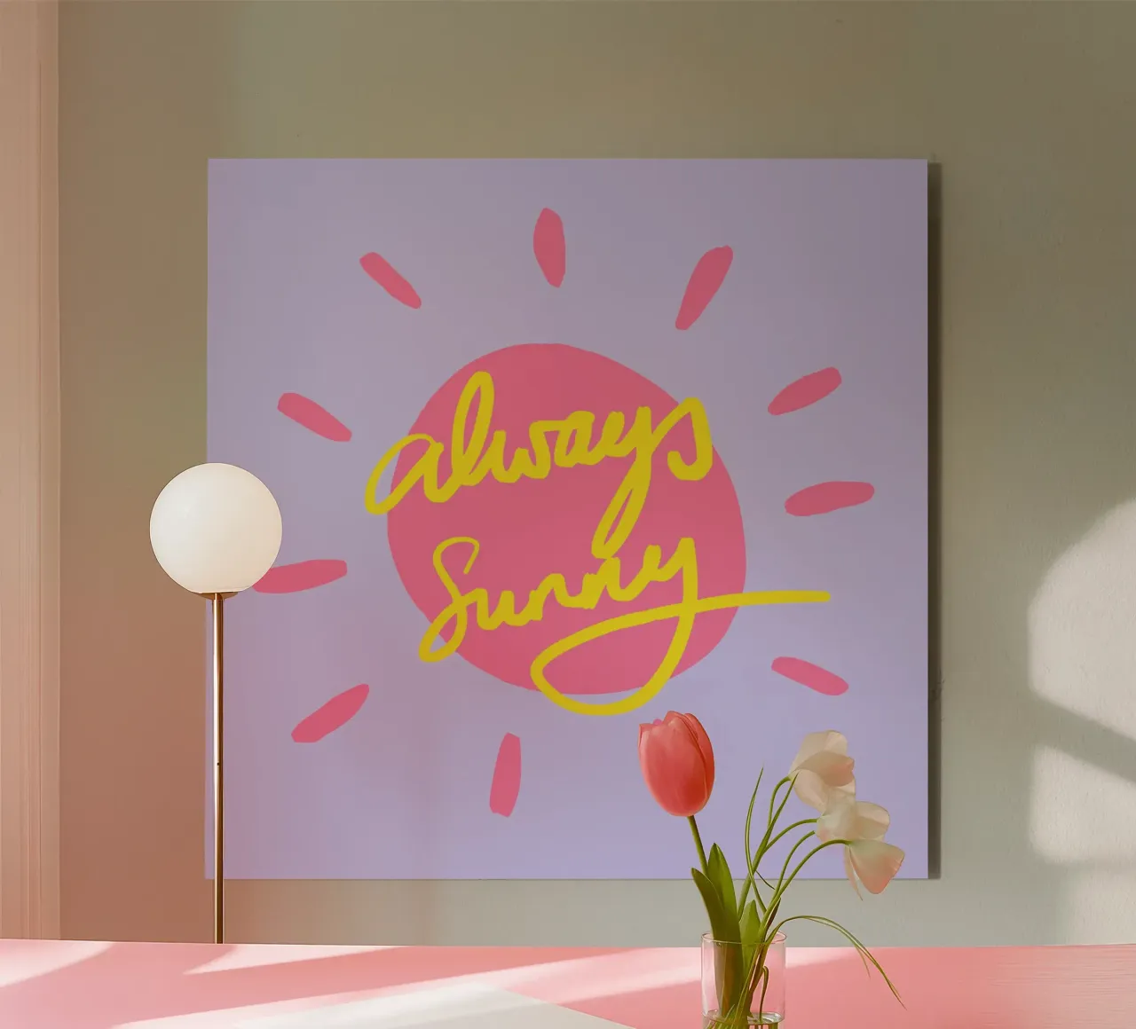 Always Sunny 2 alluminio dibond da Studio Memb