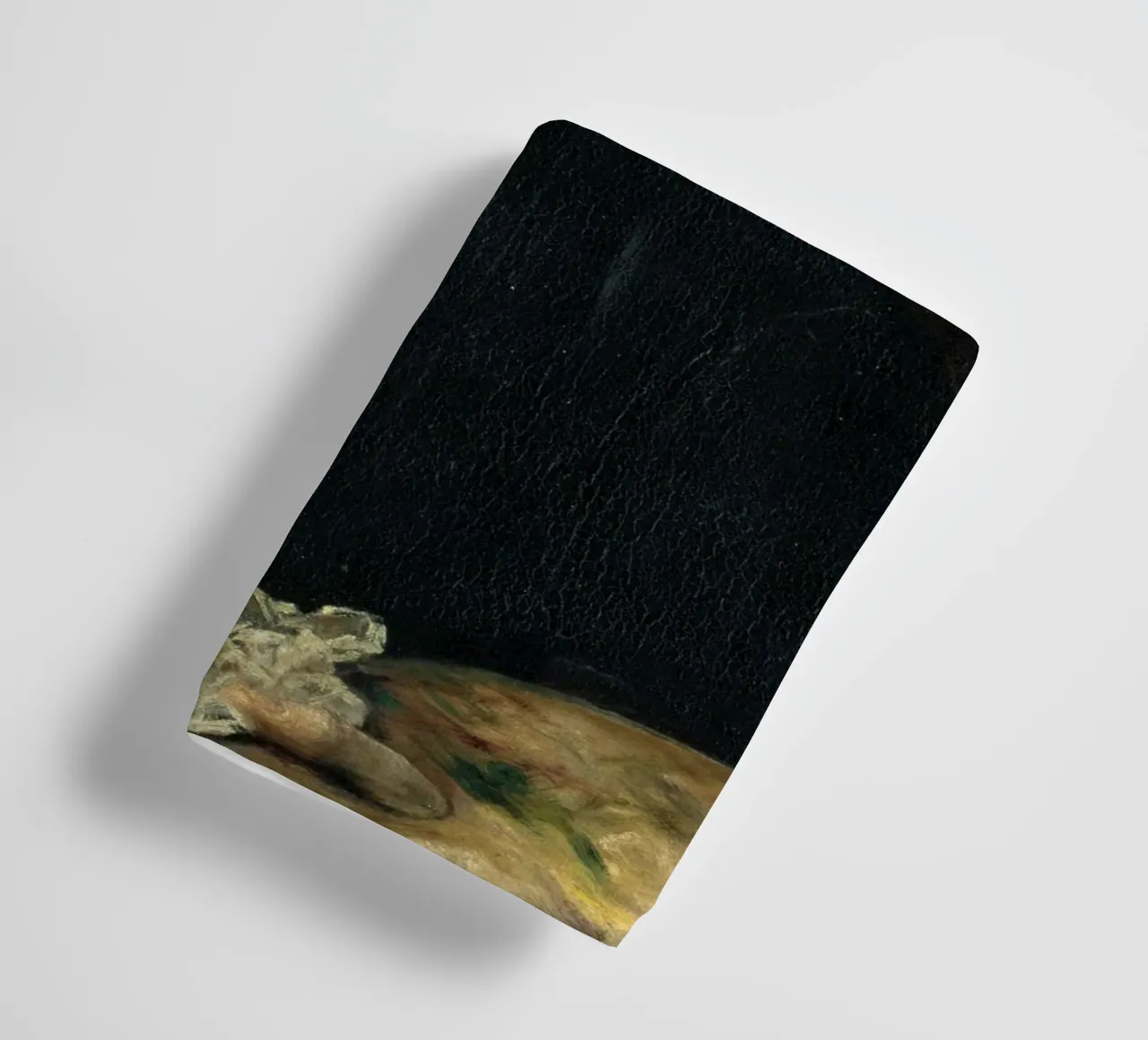 Arnold Bocklin - Self-Portrait with Death as a Fiddler towel by Timeless Artworks
