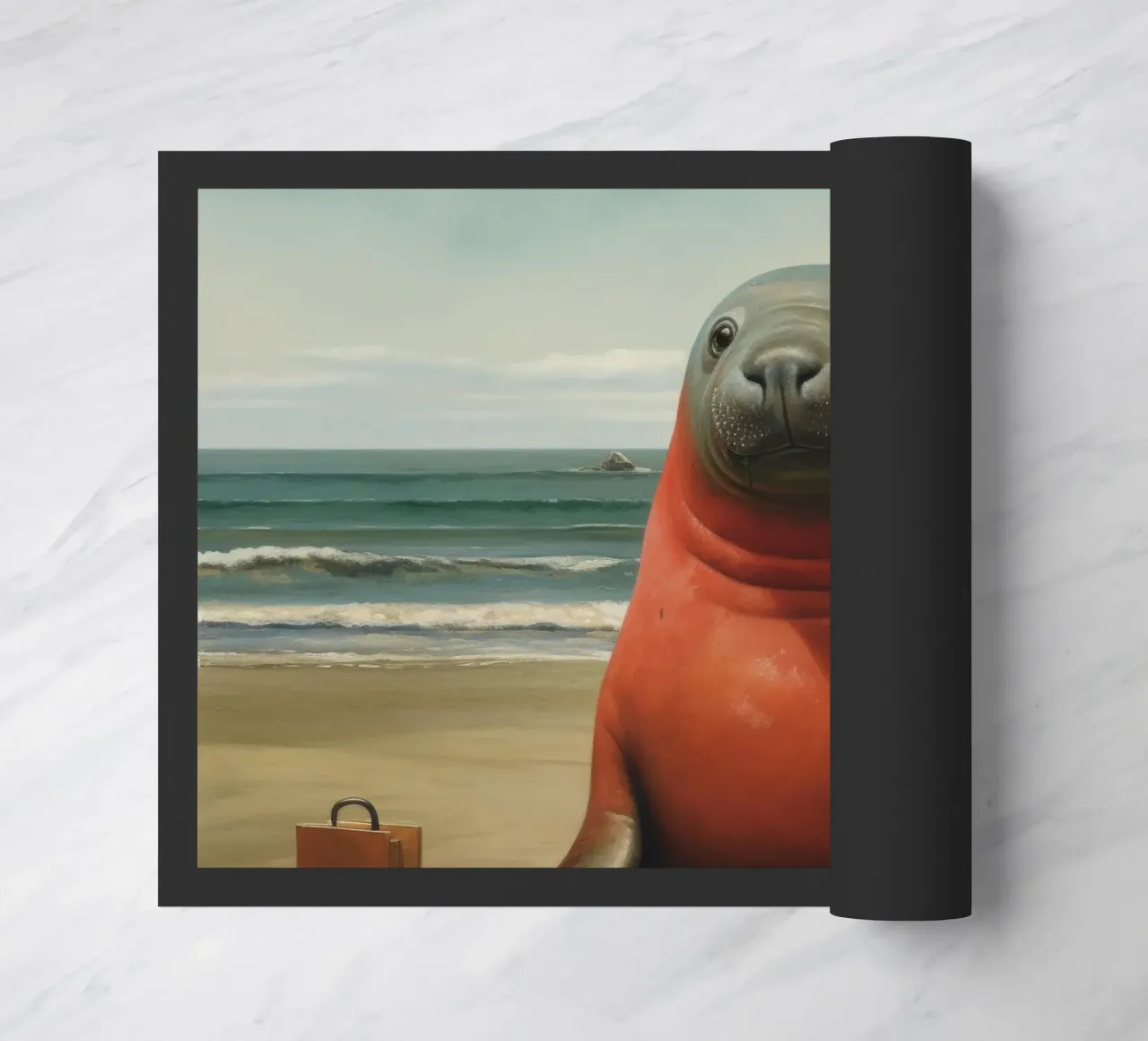 Sigillo Elefante Minimo 1 zerbino da Minimal Animal Art