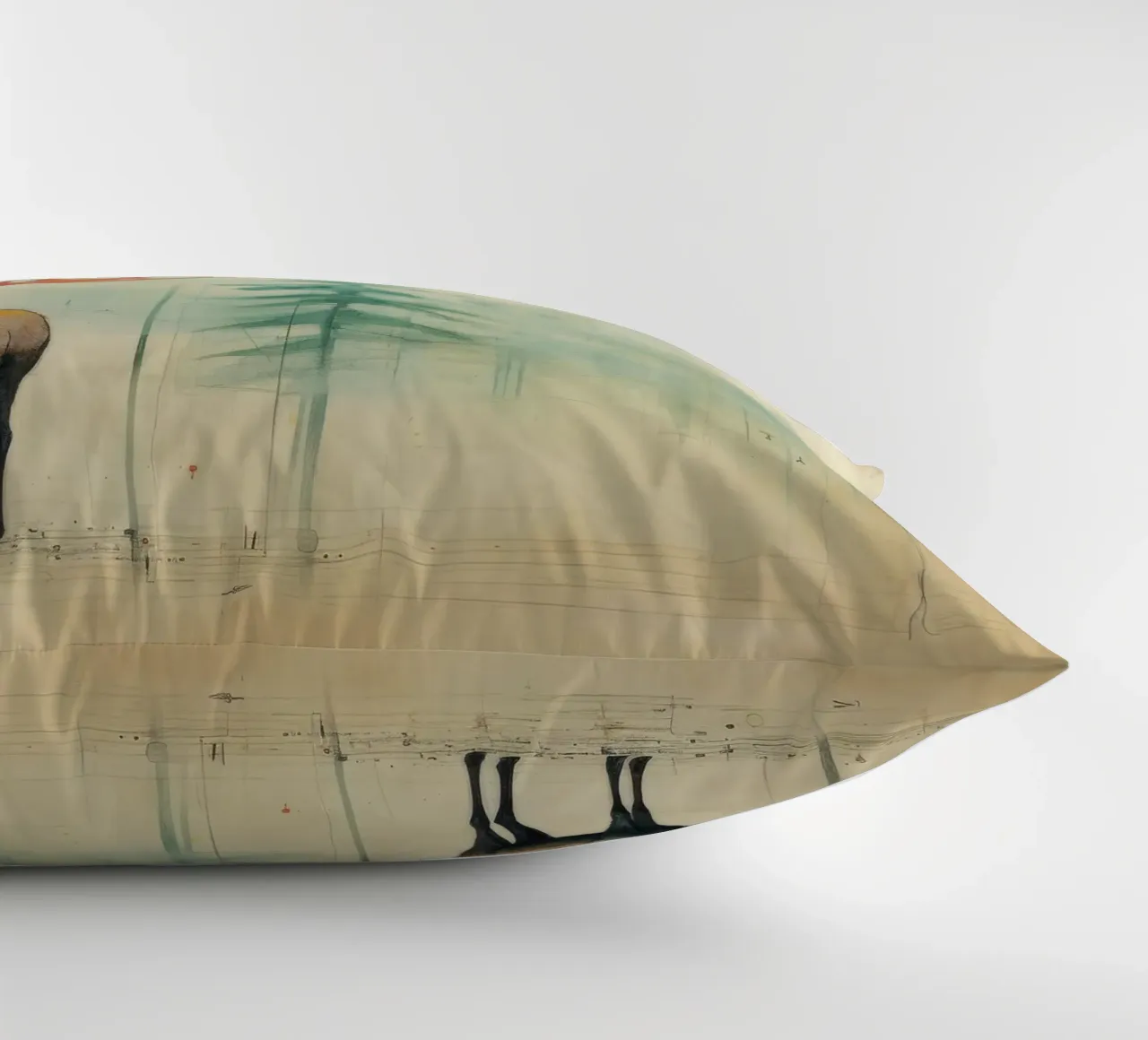 Alce Minimo 2 cuscino da Minimal Animal Art