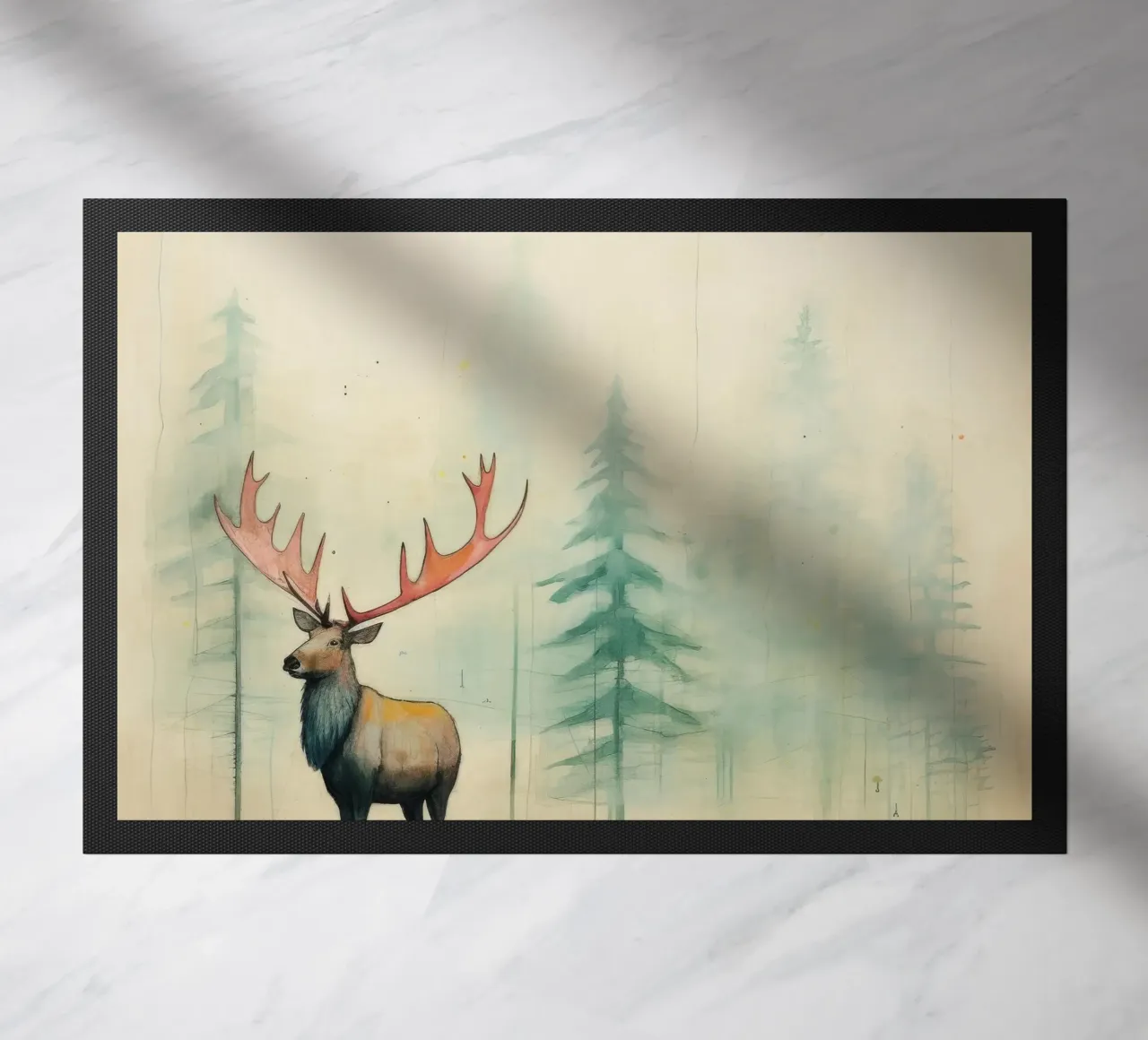 Alce Minimo 2 zerbino da Minimal Animal Art