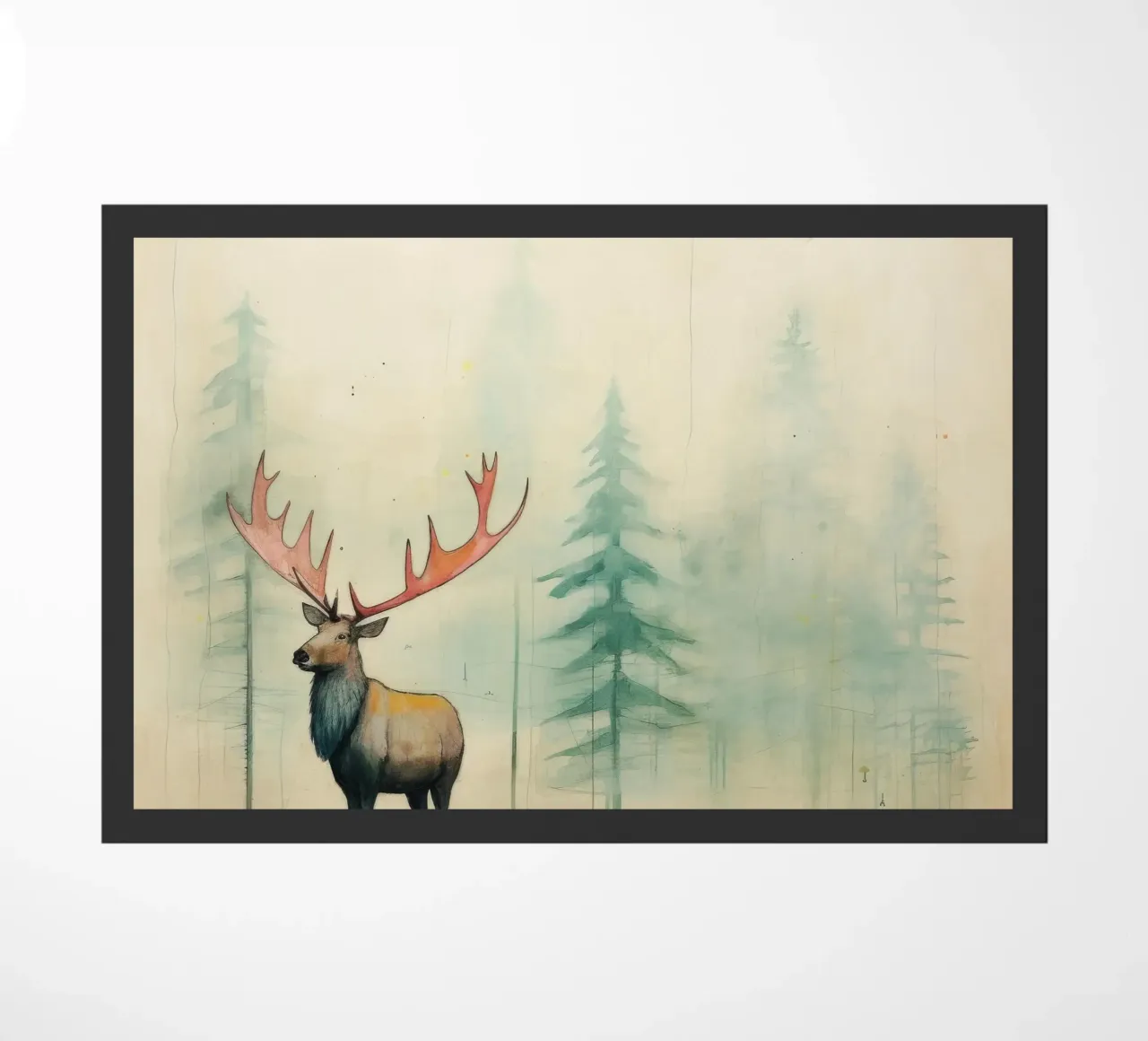 Alce Minimo 2 zerbino da Minimal Animal Art