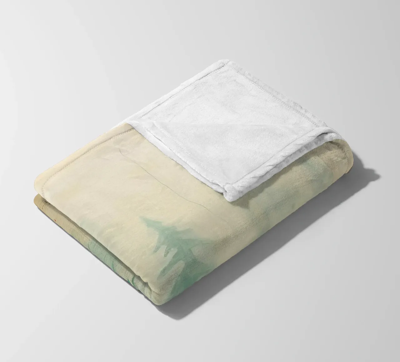 Alce Minimo 2 coperta in pile da Minimal Animal Art