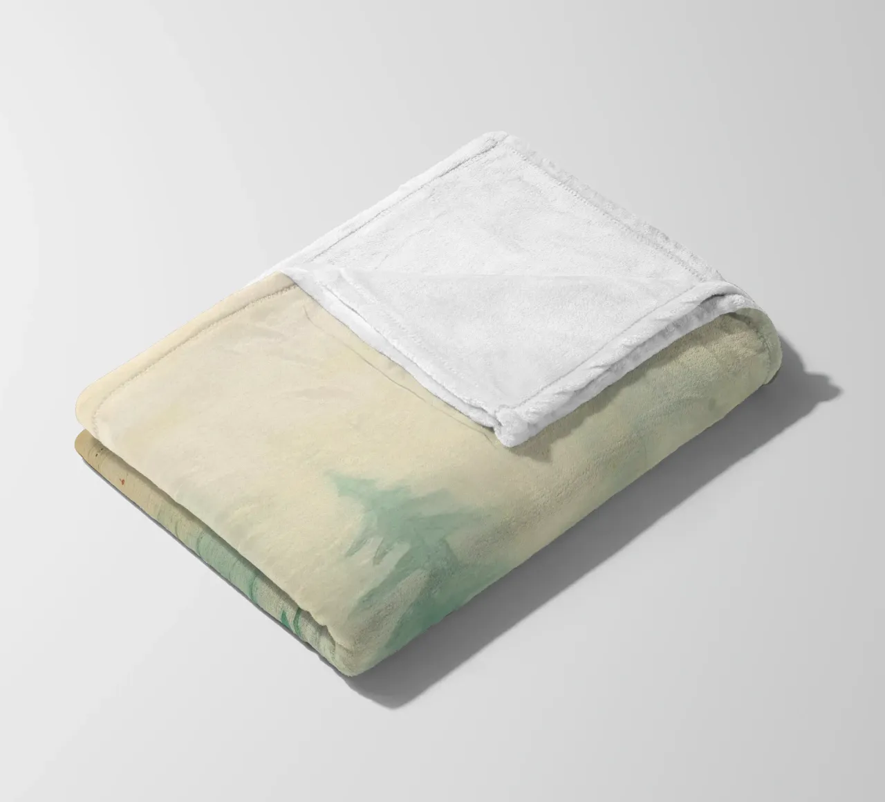 Alce Minimo 2 coperta in pile da Minimal Animal Art