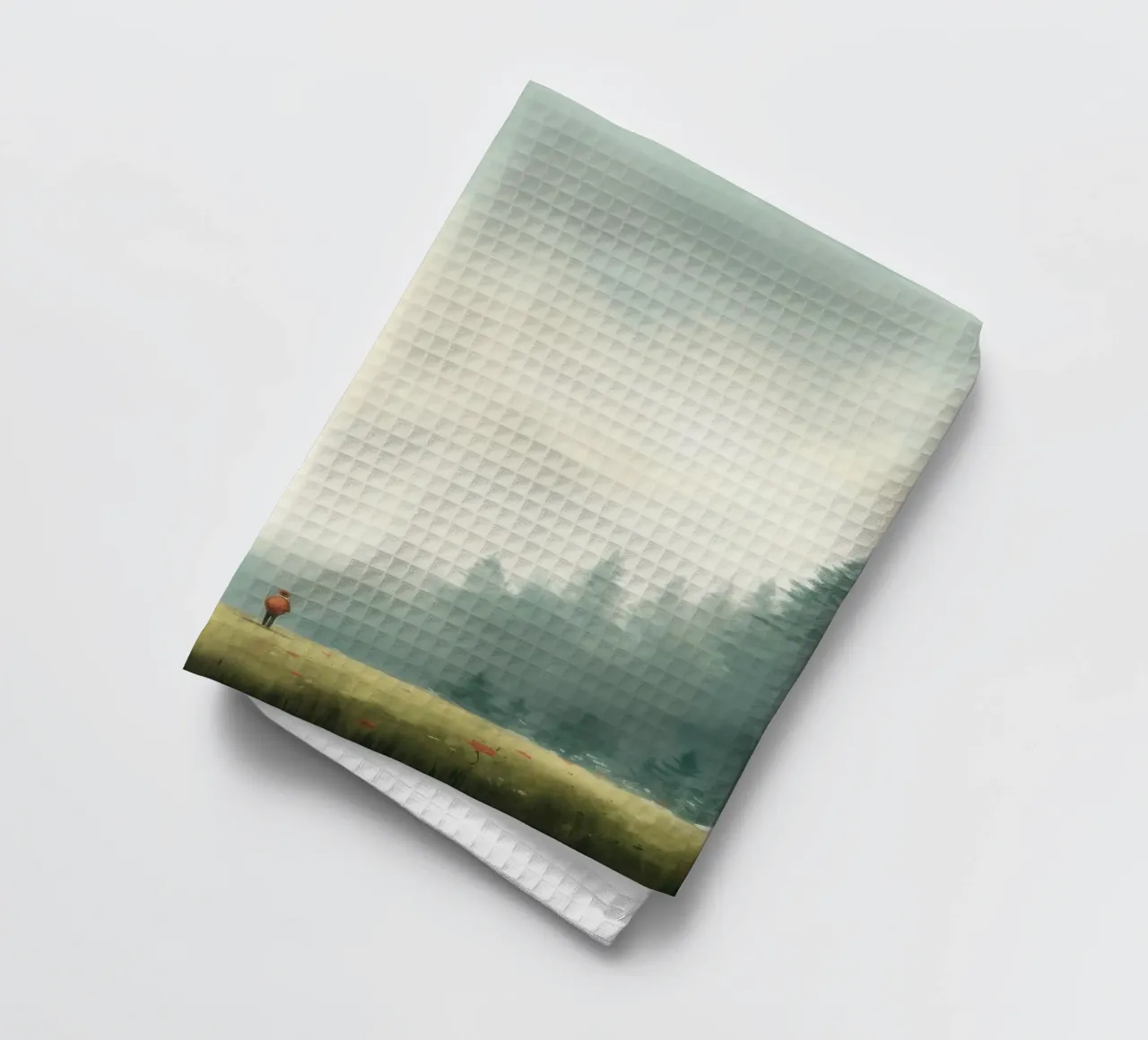 Alce Minimo 3 canovaccio da cucina da Minimal Animal Art