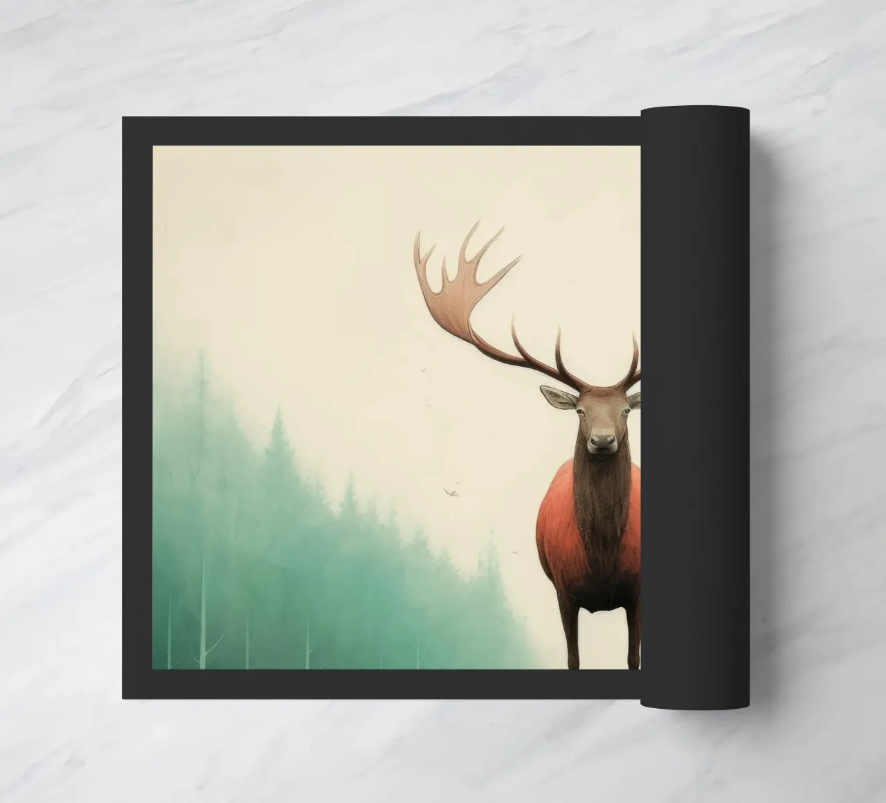 Alce Minimo 4 zerbino da Minimal Animal Art