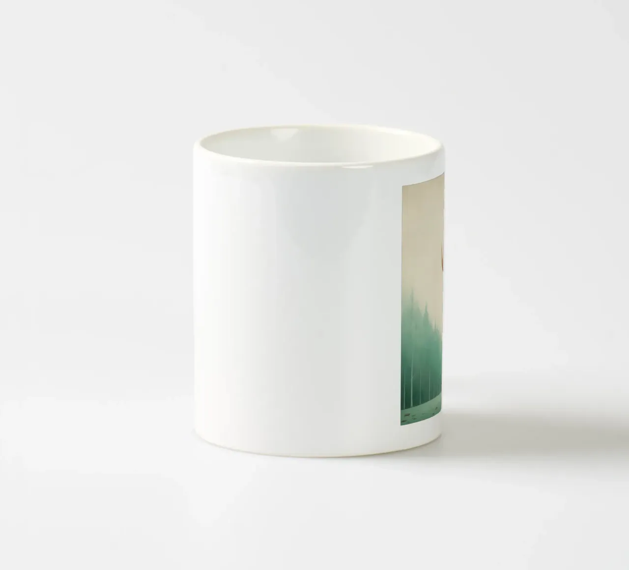 Alce Minimo 4 tazza in ceramica da Minimal Animal Art