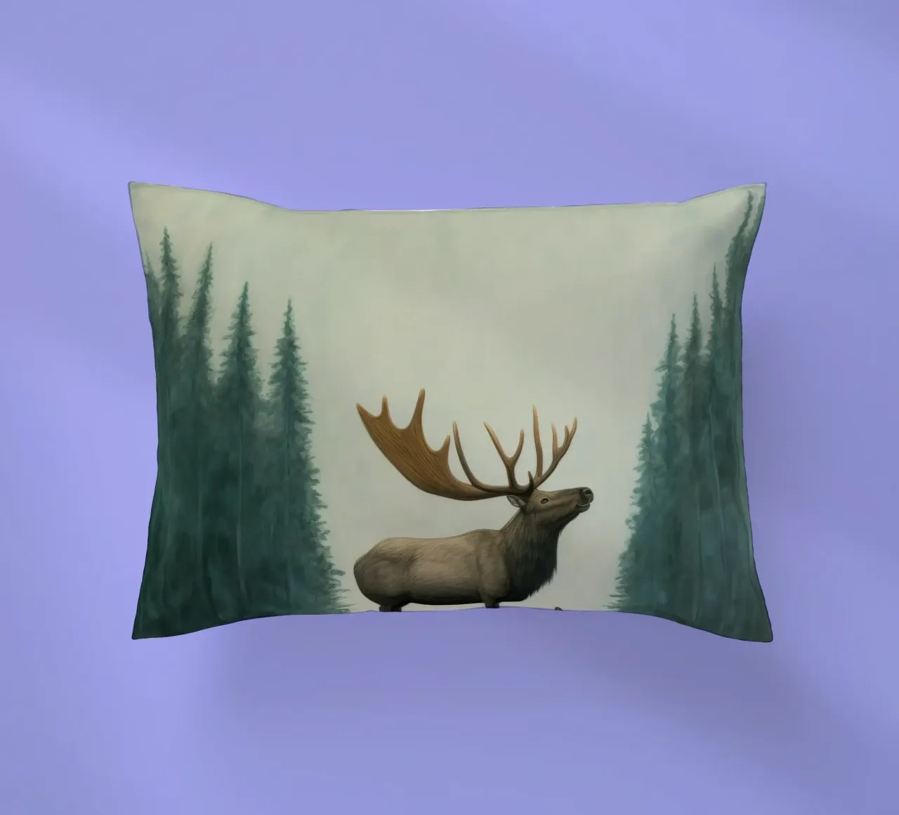 Alce Minimo 1 cuscino da Minimal Animal Art