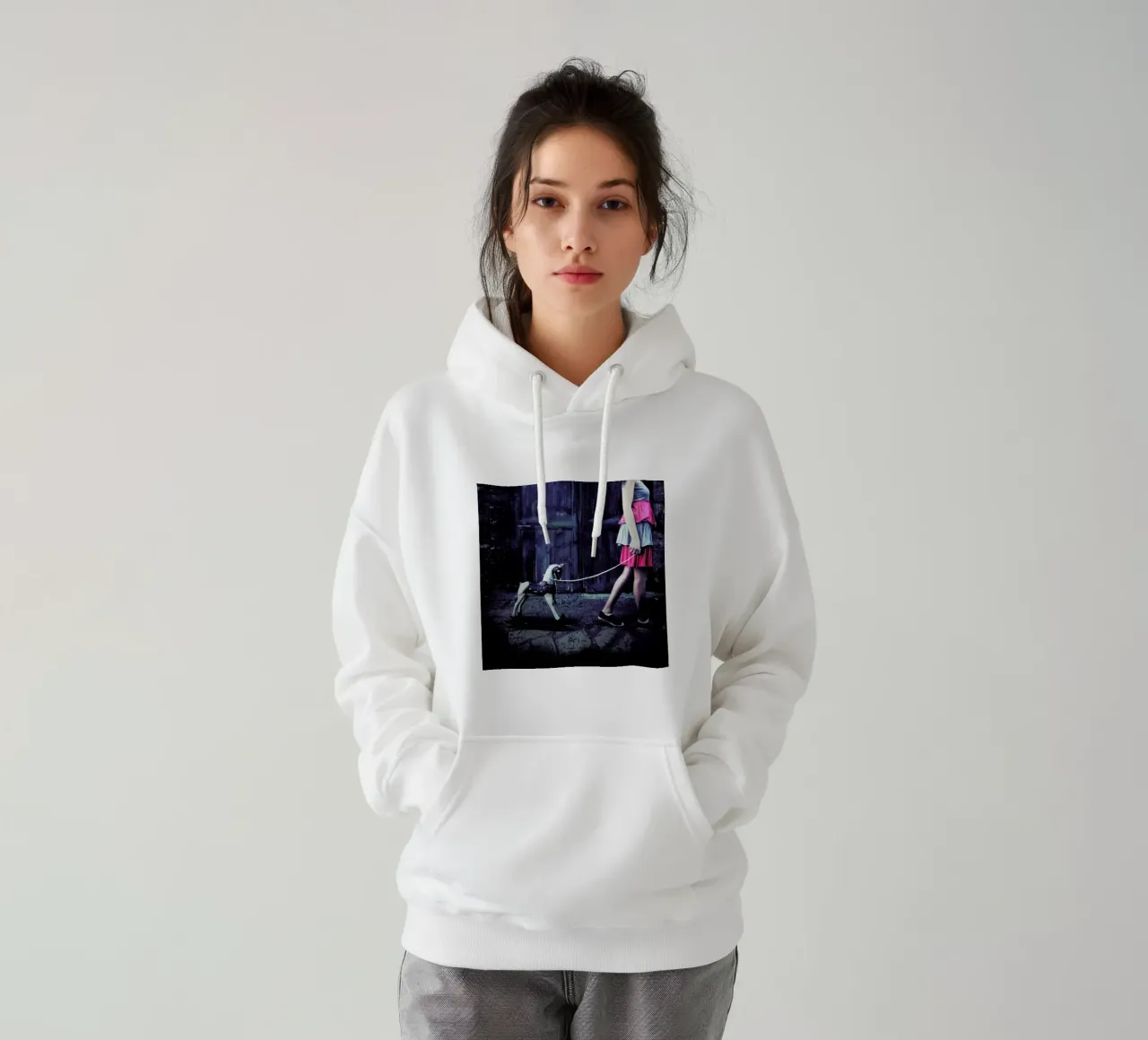 Dragging The Past felpa con cappuccio da Lara Zankoul