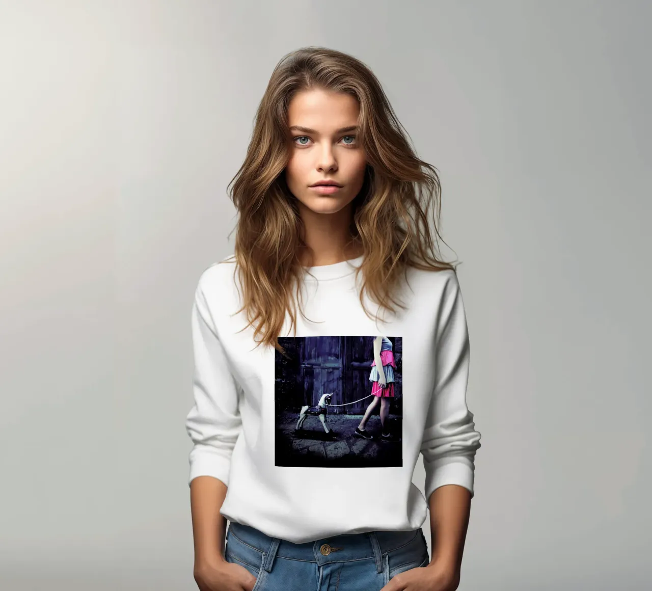 Dragging The Past sweatshirt by Lara Zankoul