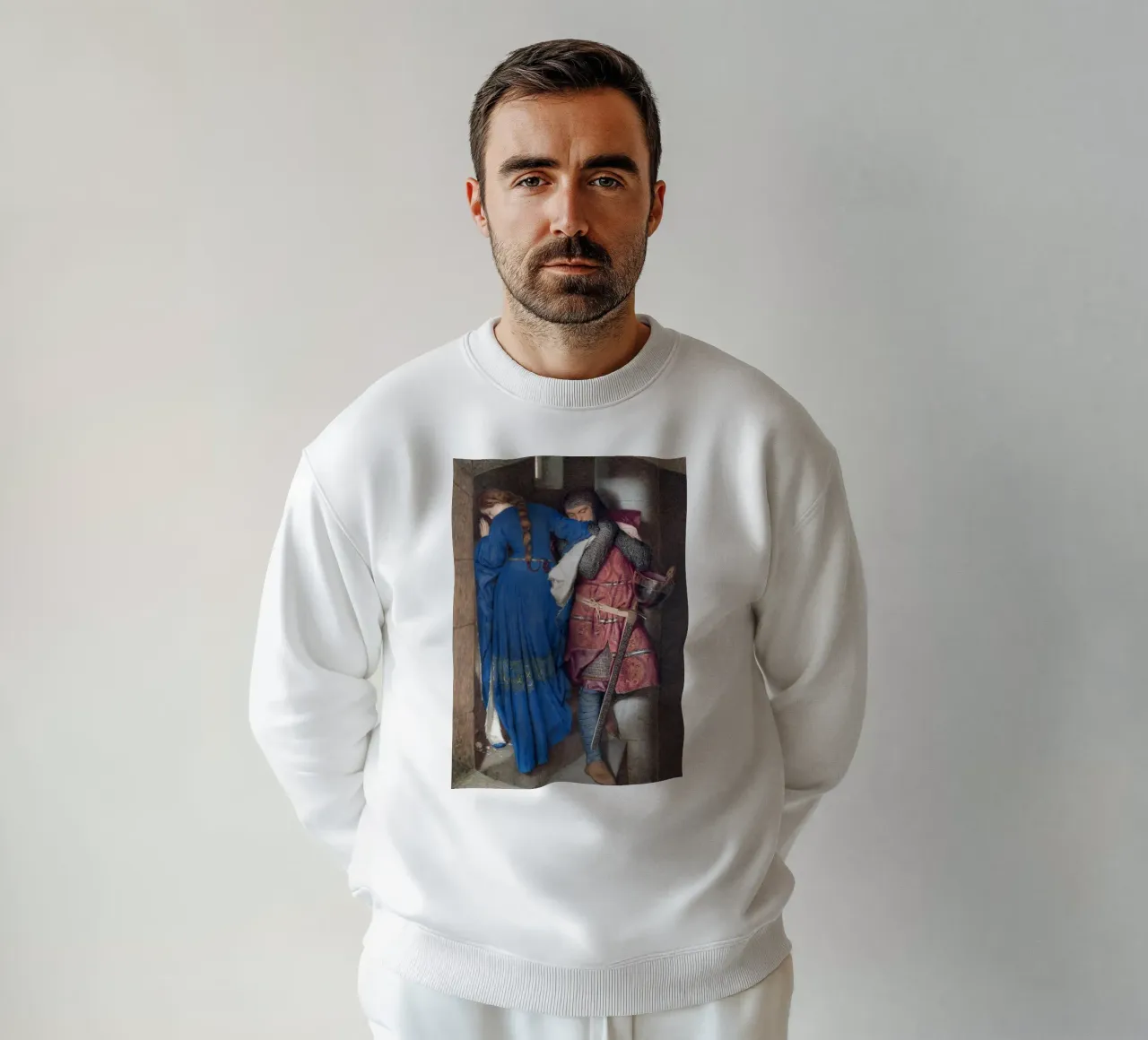 Hellelil e Hildebrand, l'incontro sulle scale della torretta felpa da Timeless Artworks