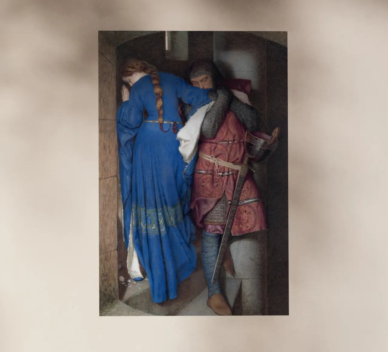 Hellelil e Hildebrand, l'incontro sulle scale della torretta pellicola backlit da Timeless Artworks