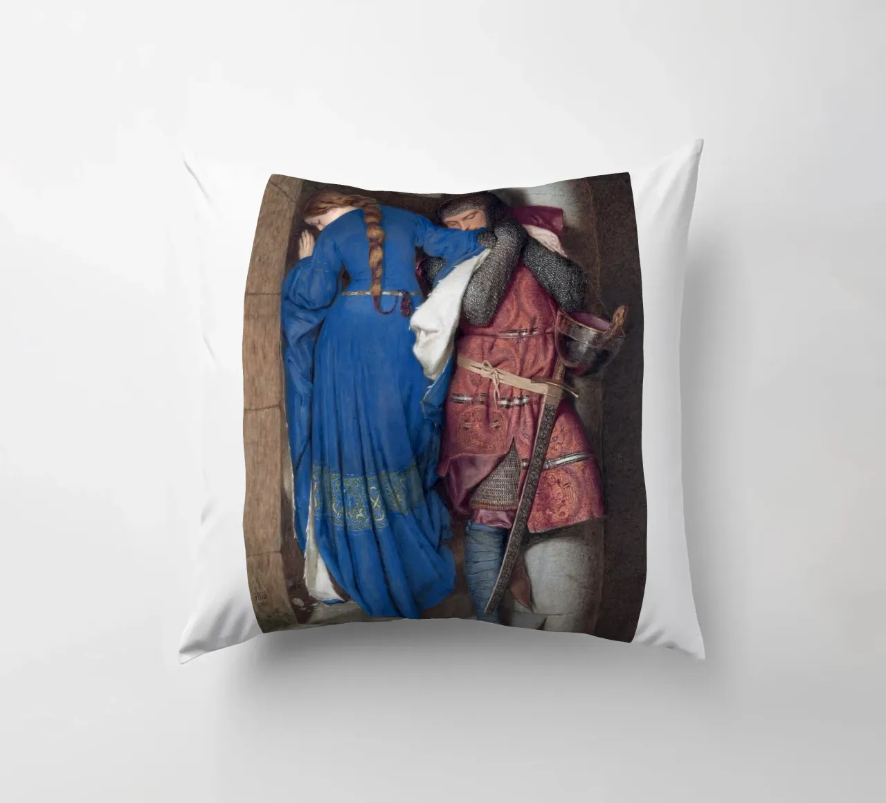Hellelil e Hildebrand, l'incontro sulle scale della torretta cuscino da Timeless Artworks