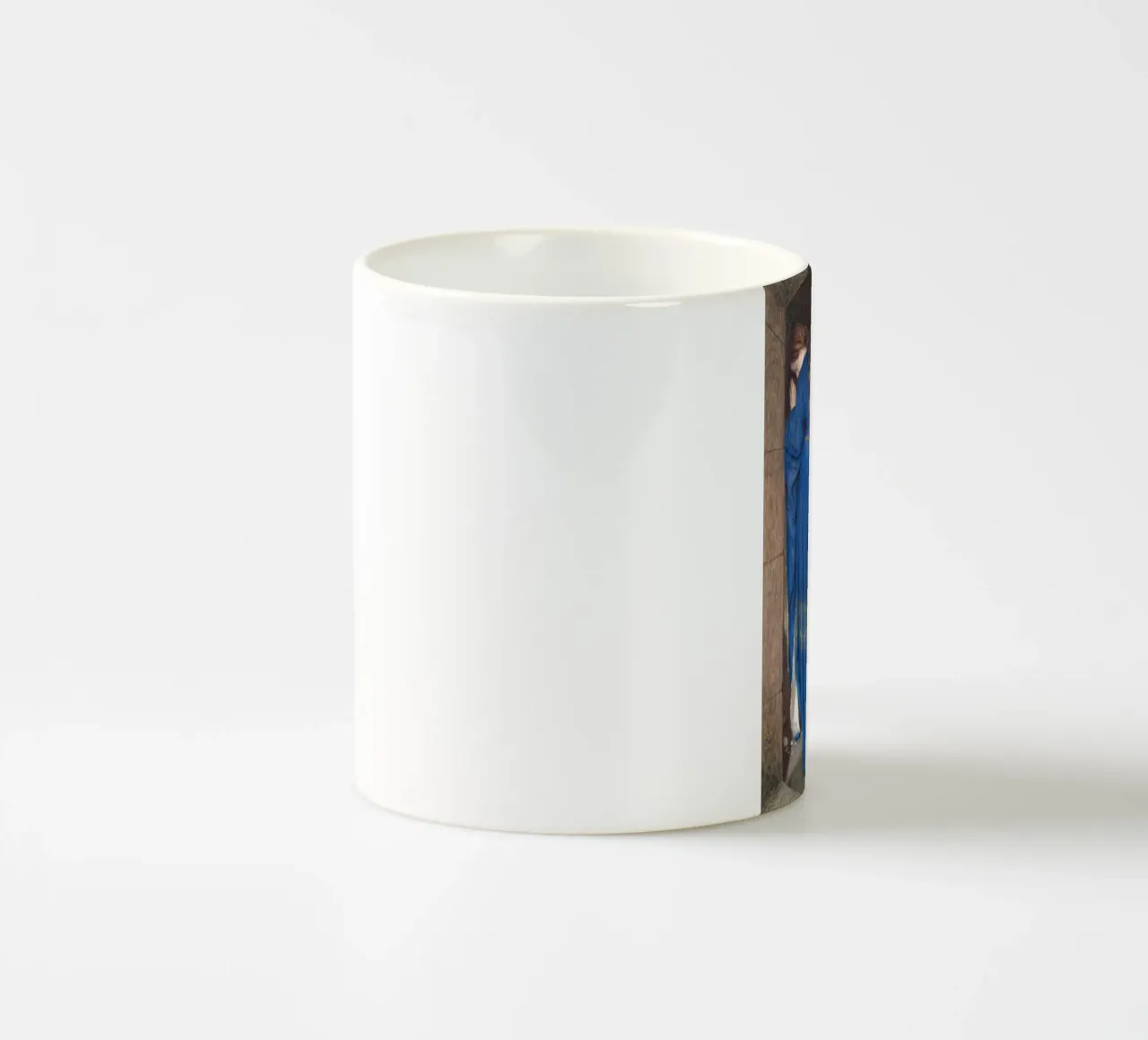 Hellelil e Hildebrand, l'incontro sulle scale della torretta tazza in ceramica da Timeless Artworks
