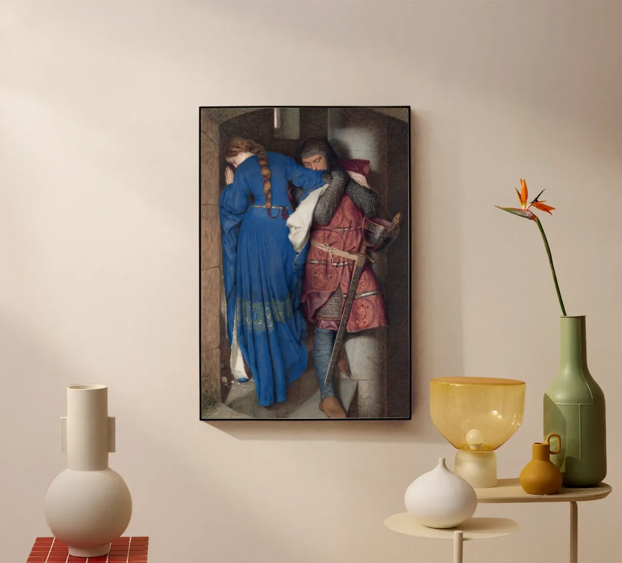 Hellelil e Hildebrand, l'incontro sulle scale della torretta plexiglass da Timeless Artworks