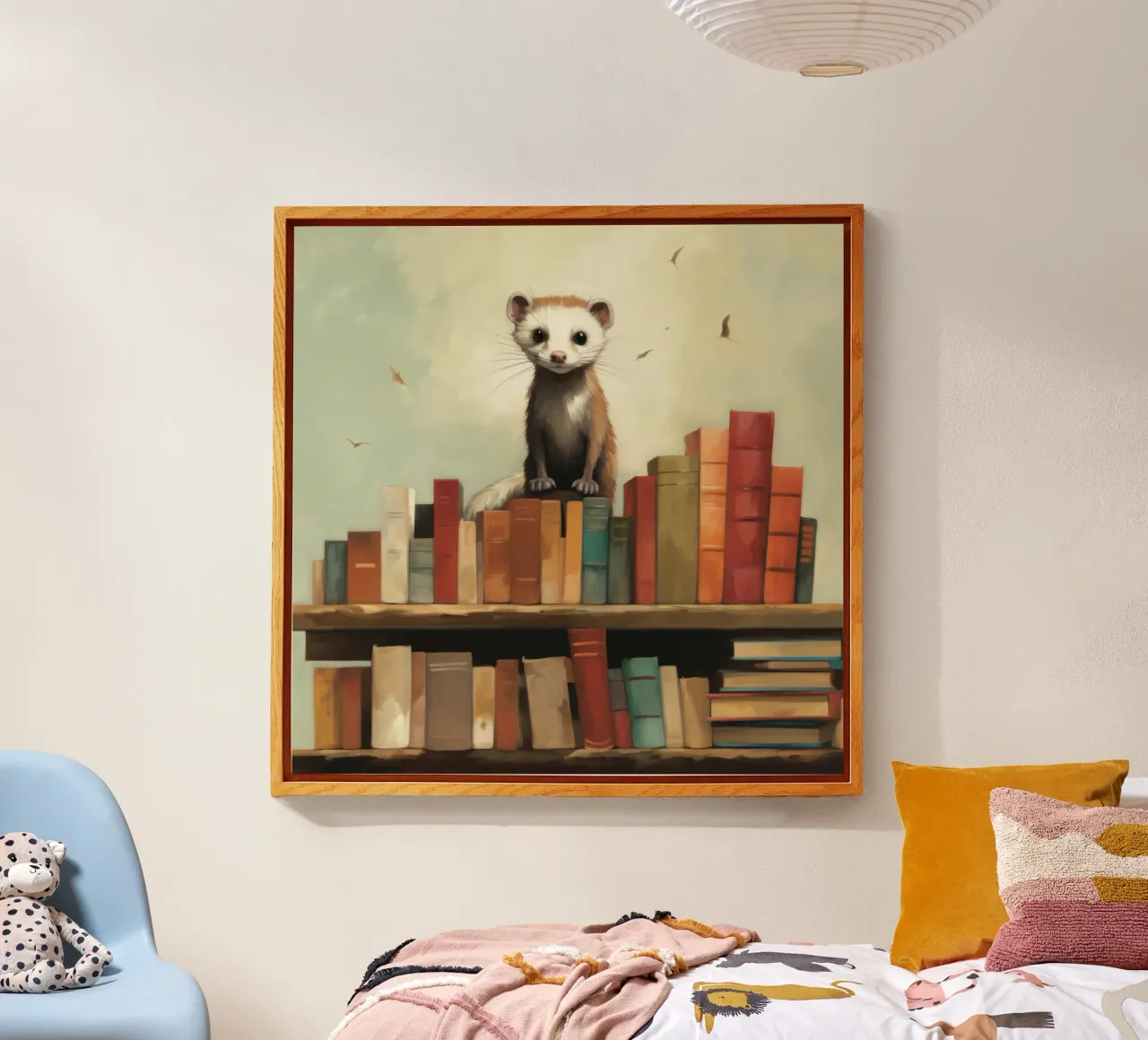 Furetto minimo 3 plexiglass da Minimal Animal Art