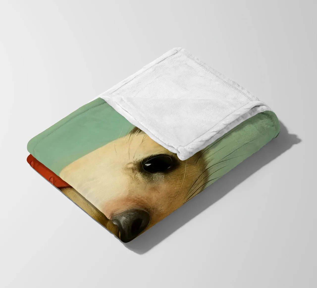 Minimal Ferret 1 coperta in pile da Minimal Animal Art