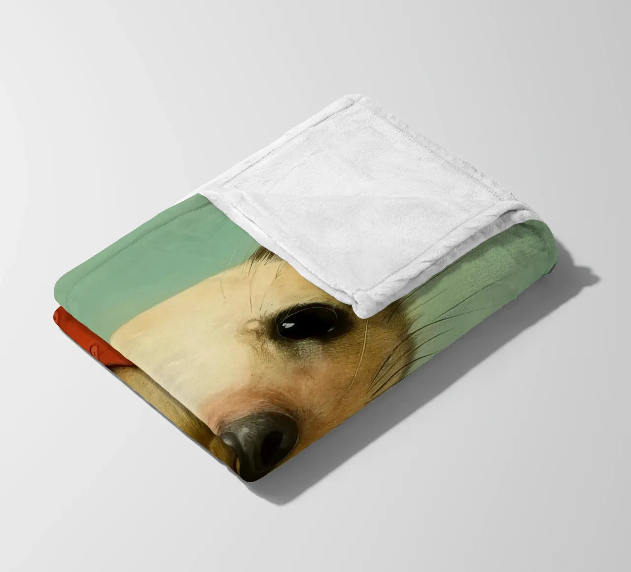 Minimal Ferret 1 coperta in pile da Minimal Animal Art