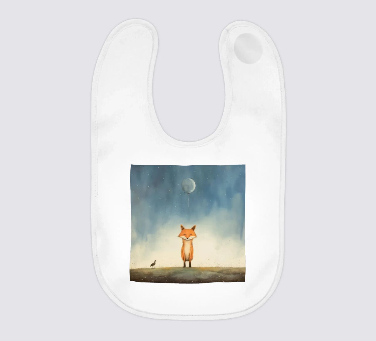 Volpe minima 2 bavaglino da Minimal Animal Art