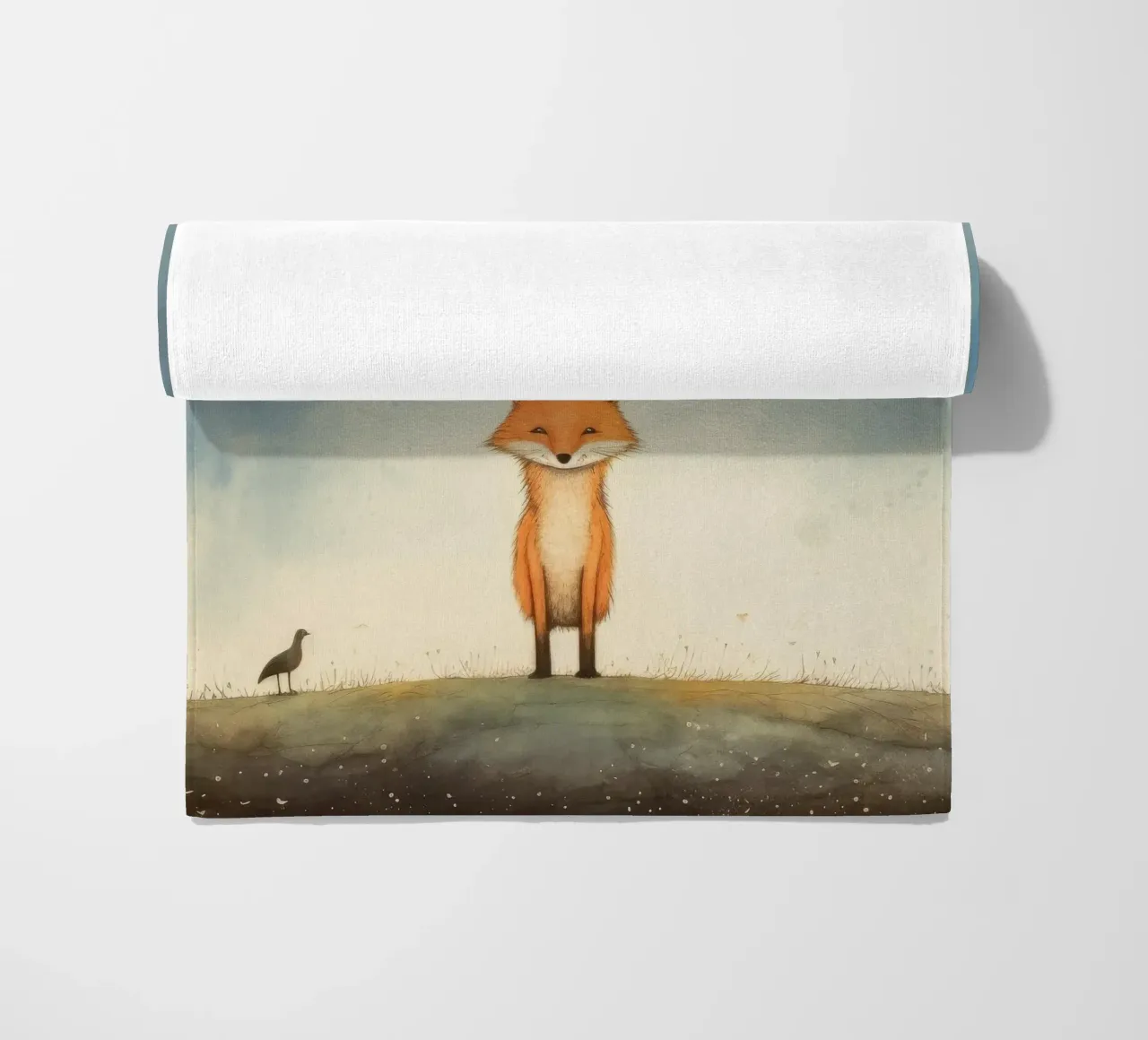 Volpe minima 2 telo mare da Minimal Animal Art